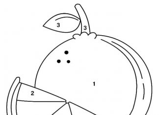 Soczysta pomarańcz kolorowanka soczysta pomarańcz