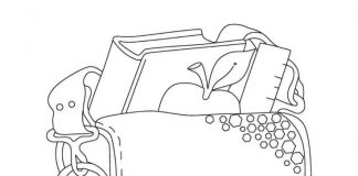 Spakowany plecak kolorowanka spakowany plecak