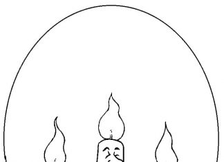 Świąteczne świeczki kolorowanka świąteczne świeczki