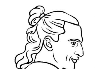 kolorowanka szwedzki zawodnik piłki nożnej