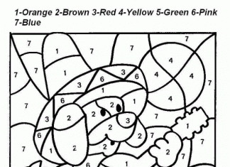 kolorowanka według instrukcji gra na gitarze