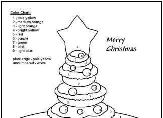 Z instrukcją choinka na talerzu kolorowanka z instrukcjom choinka na talerzu