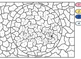 Z instrukcją delfin kolorowanka z instrukcjom delfin