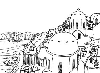 Zabytkowe budynki kolorowanka zabytkowe budynki