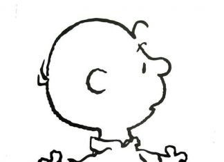 kolorowanka zdziwiony chłopiec do druku