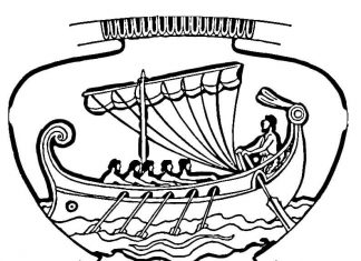 Żeglarze na wazonie greckim