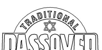 Logo Passover kolorowanko logo passover