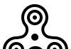Prosty Fidget Spinner kolorowanka spinner dla dzieci