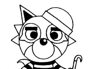 Szczur roblox kolorowanka