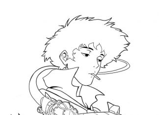 Kosmiczny pojazd anime kolorowanka