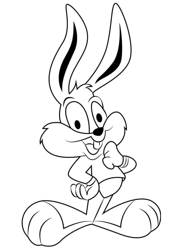 Buster Bunny kolorowanka do druku