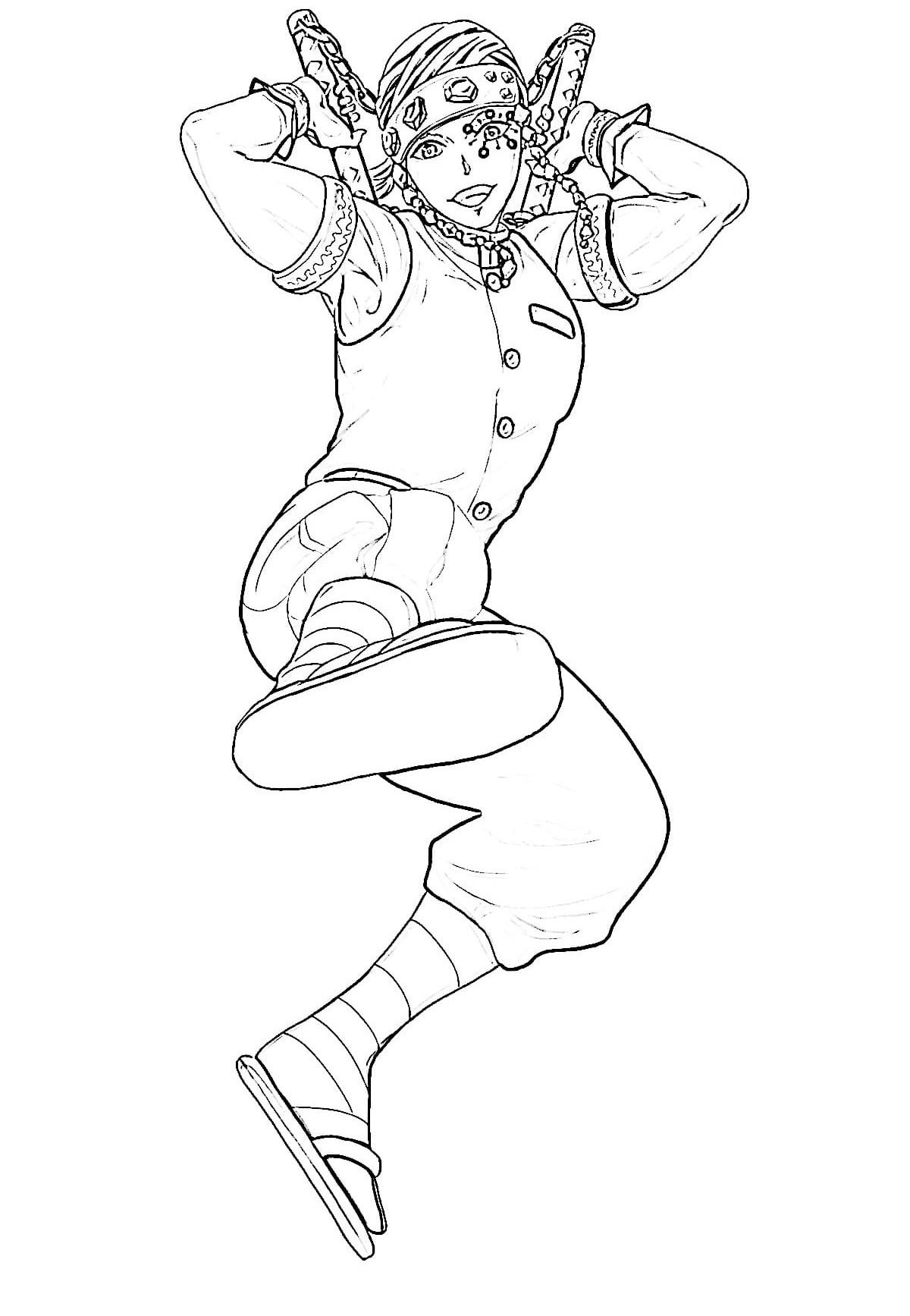 Cała osoba Tengen Uzui