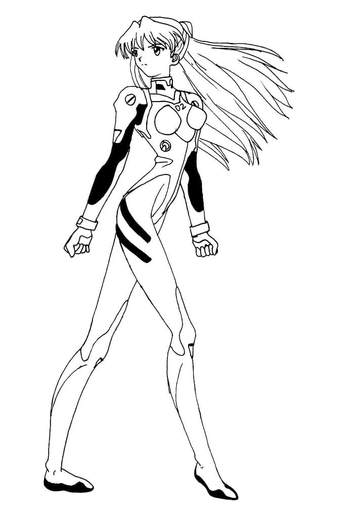 Cała postać Asuka Langley