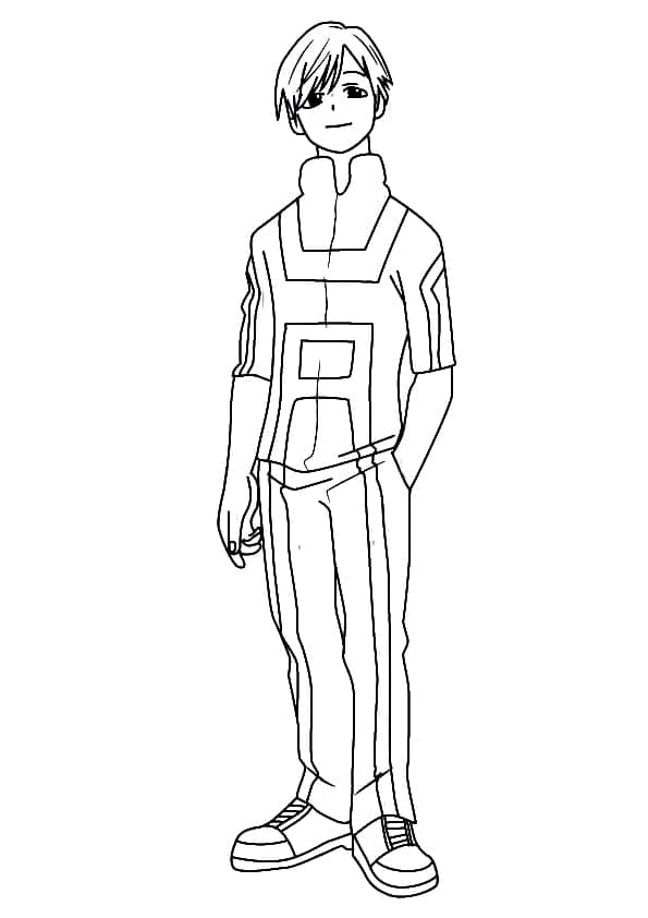 Cała postać wojownika Neito Monoma