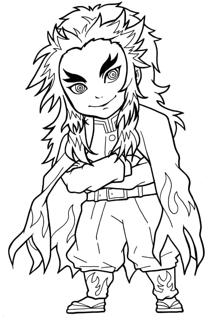 Chibi Kyojuro Rengoku