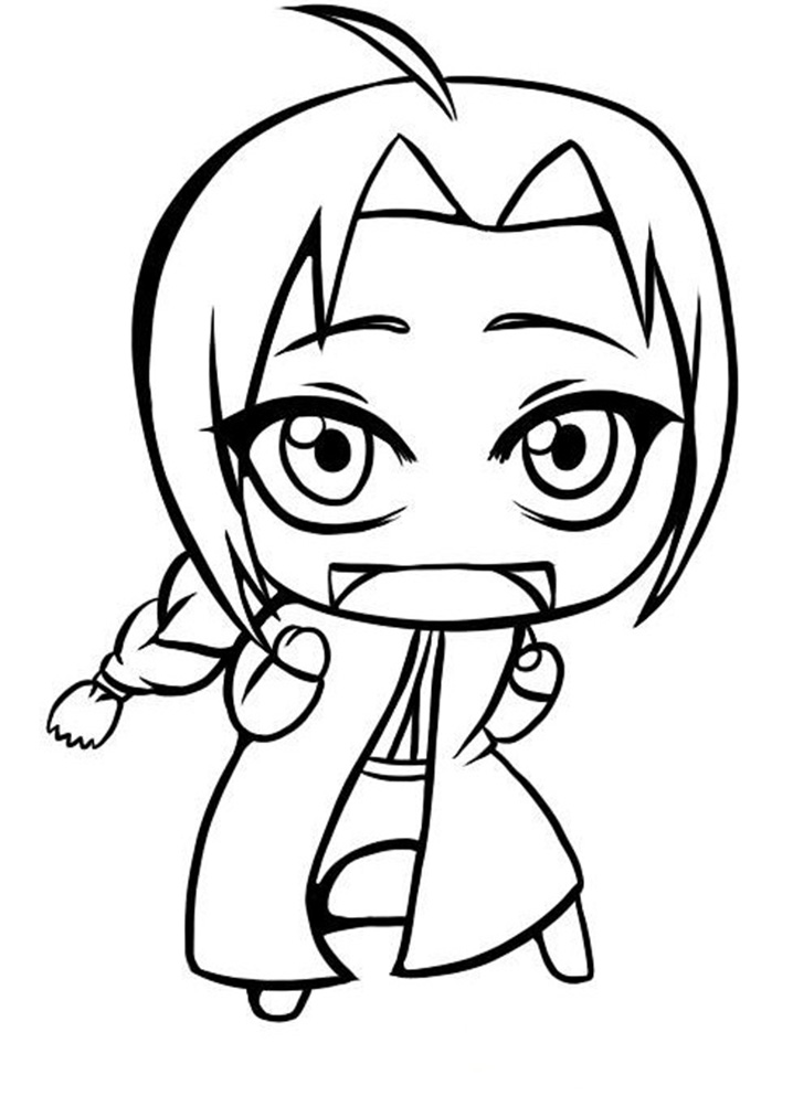 Chibi z anime do druku