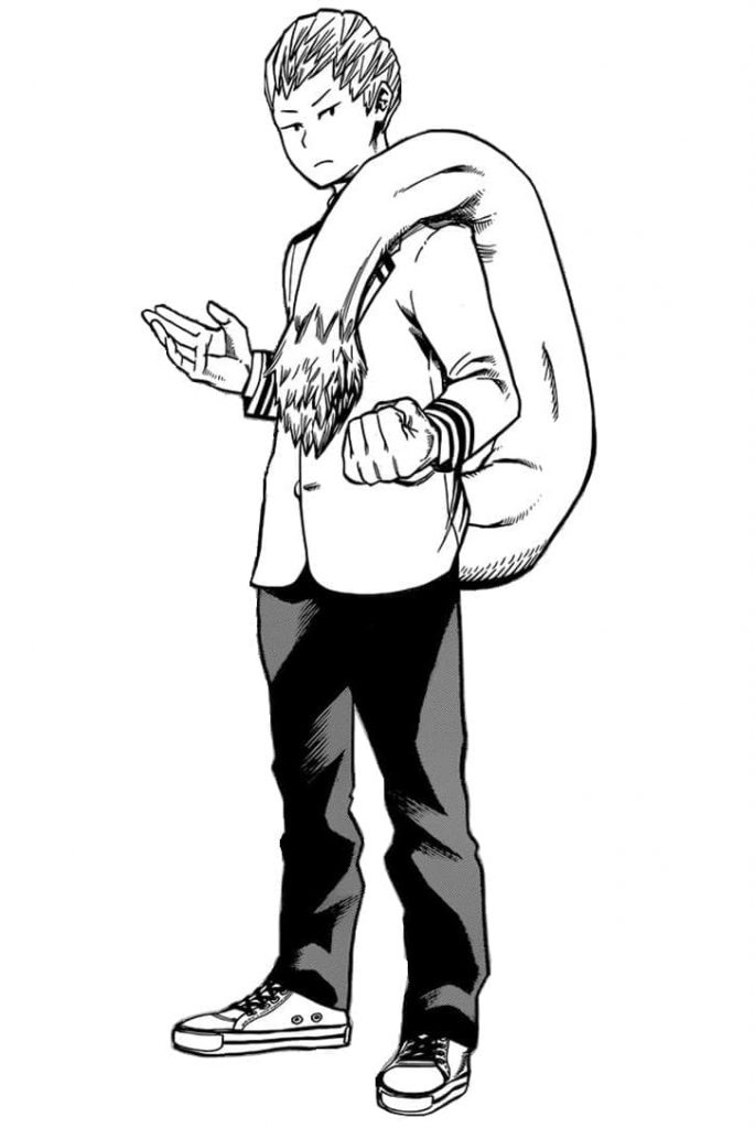 Chłopak anime z My Hero Academia