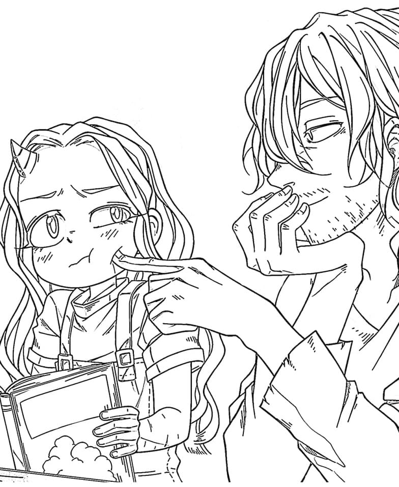 Dwie postacie z anime