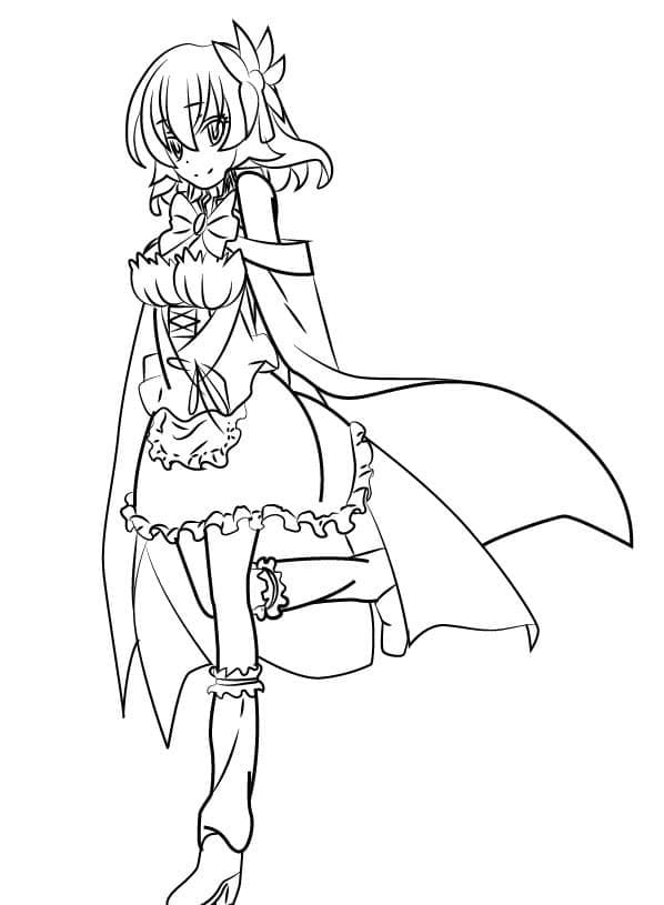 Dziewczyna w sukience Stephanie Dola z No Game No Life