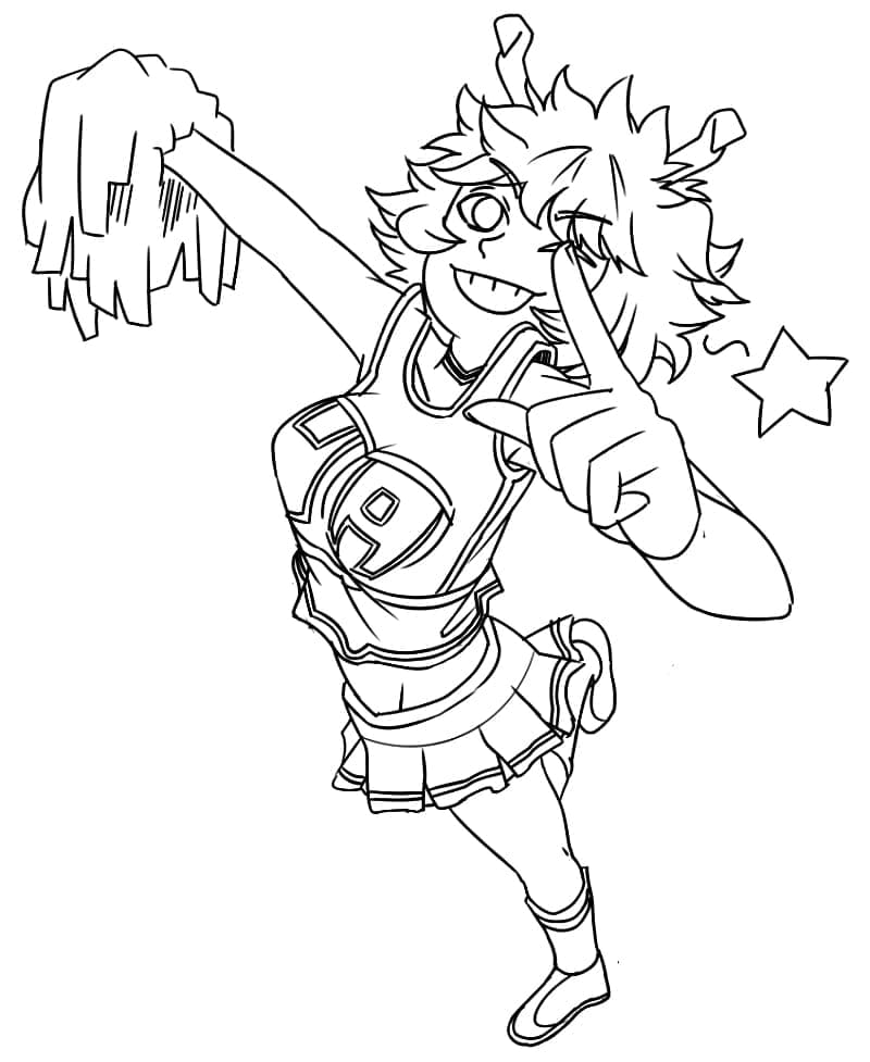 Dziewczyna z obrazka uwielbia taniec