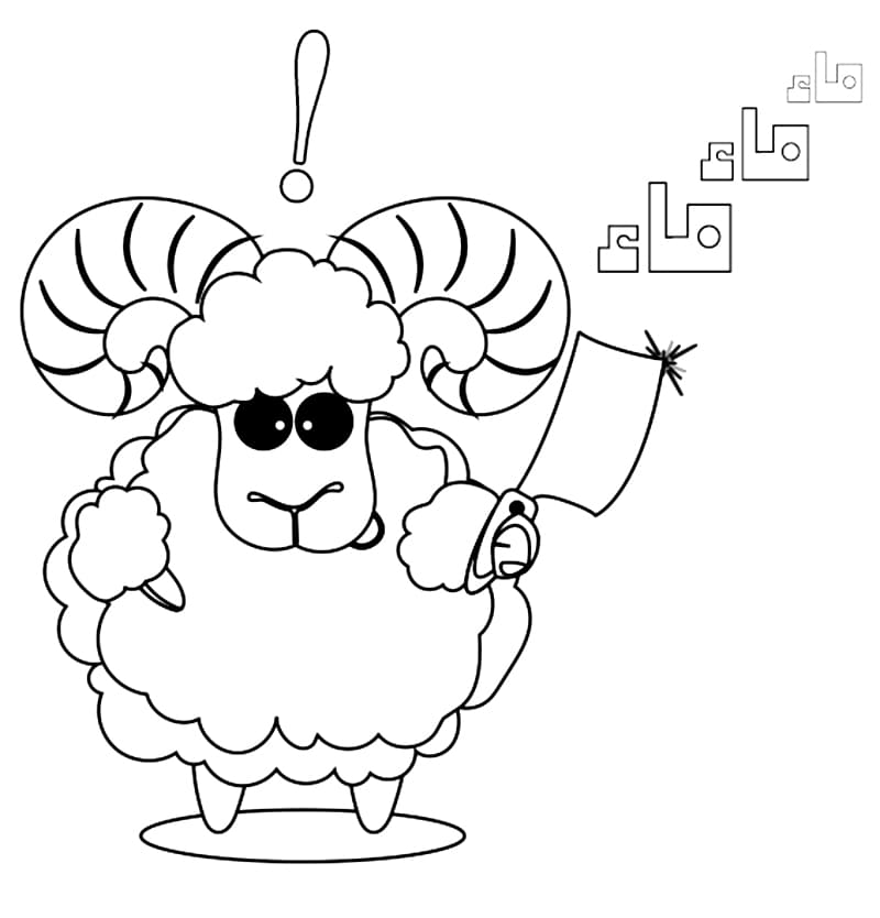 Eid al-Adha i Mubarak kolorowanka