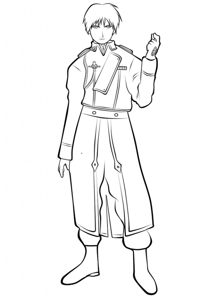 Fullmetal Alchemist do pokolorowania