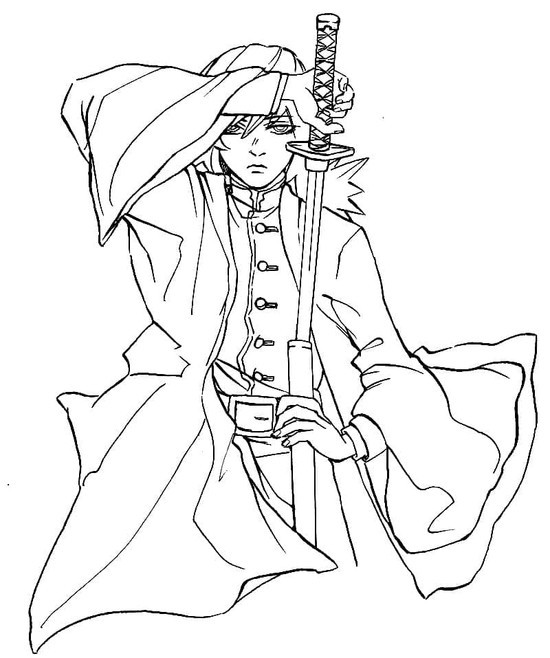 Giyu Tomioka do druku