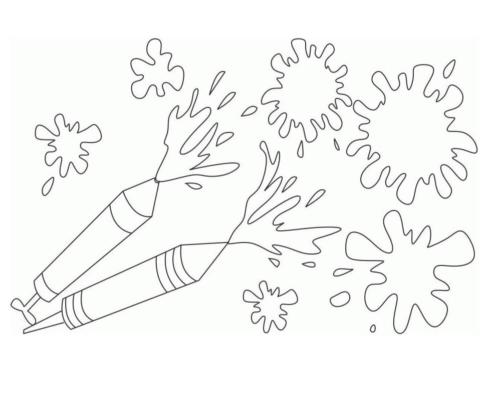 Holi dla dzieci kolorowanka