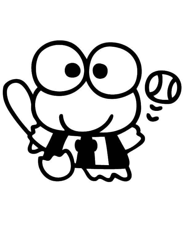 Keroppi gra w baseball