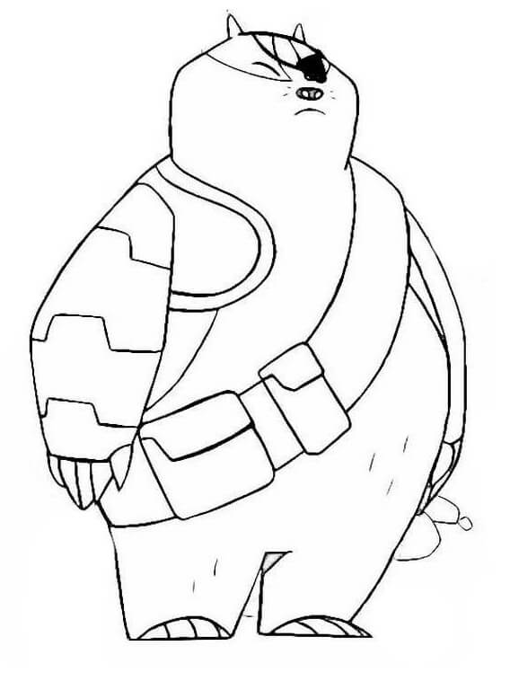 Kolorowanka Badgerclops