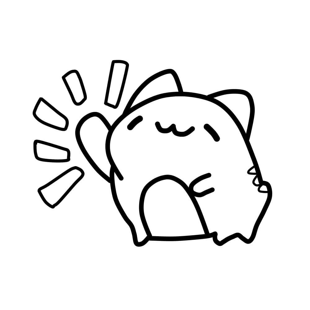 Kolorowanka Bugcat Capoo