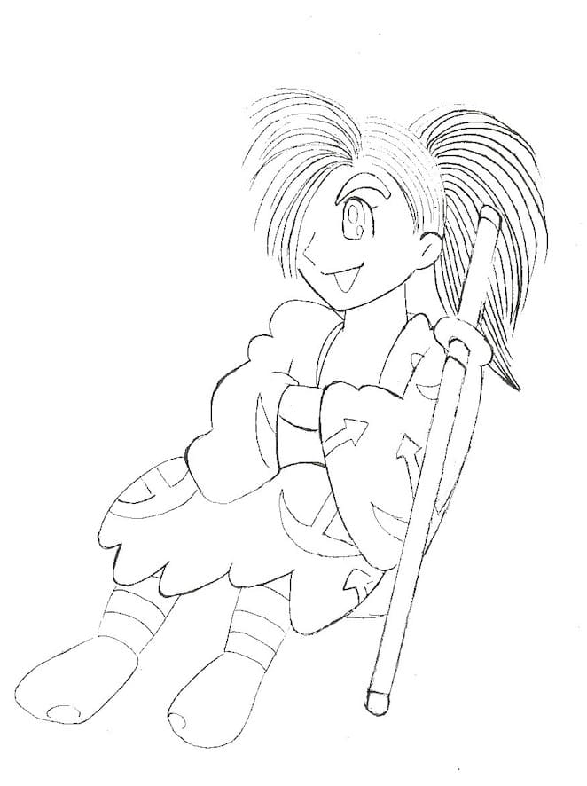 Kolorowanka Dororo do druku