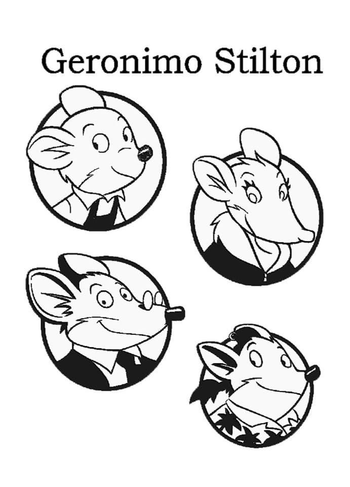 Kolorowanka Geronimo Stilton