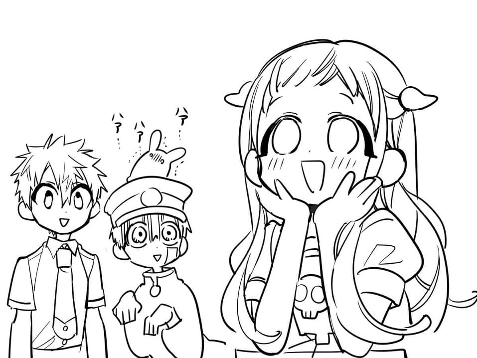 Kolorowanka Hanako-Kun do druku