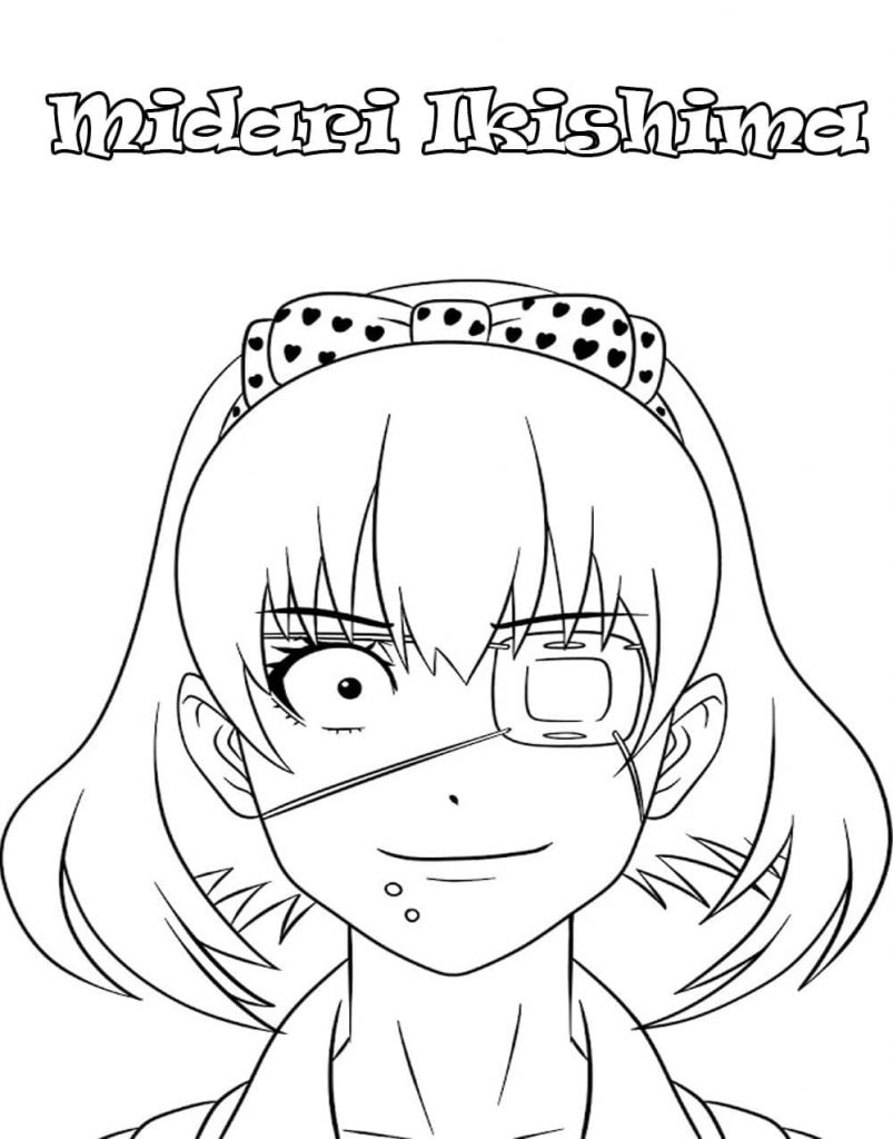 Kolorowanka Kakegurui do druku