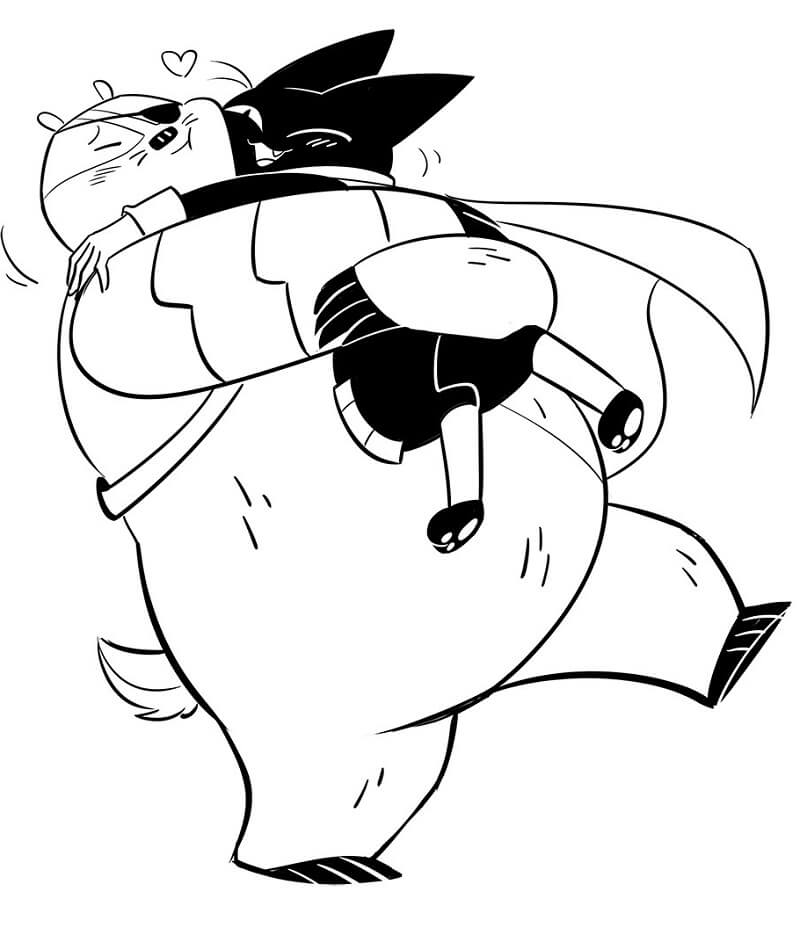 Kolorowanka Mao Mao - Heroes of Pure Heart do druku