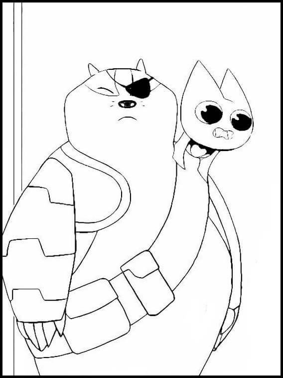 Kolorowanka Mao Mao dla dzieci