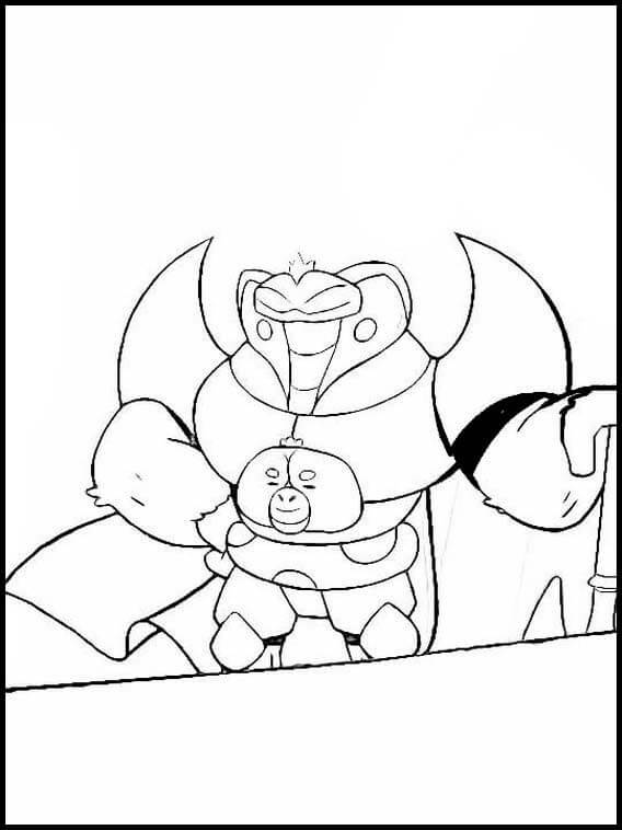 Kolorowanka Mao Mao do druku