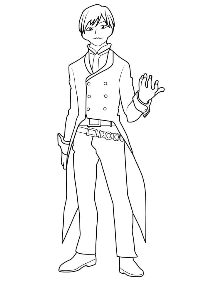 Kolorowanka Neito Monoma do druku