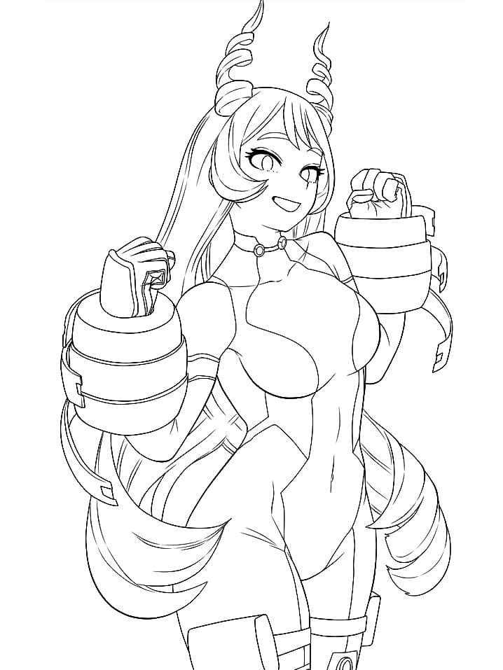 Kolorowanka Nejire Hado do druku