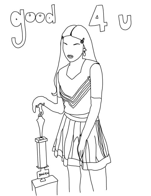 Kolorowanka Olivia Rodrigo dla dziewczyn