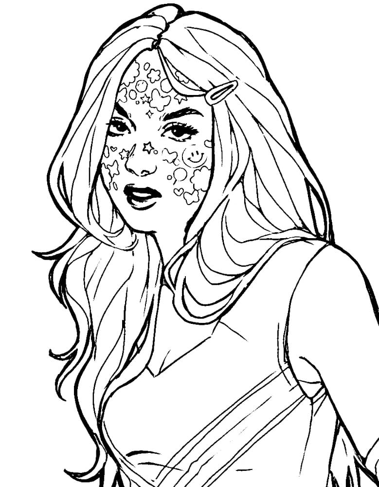 Kolorowanka Olivia Rodrigo