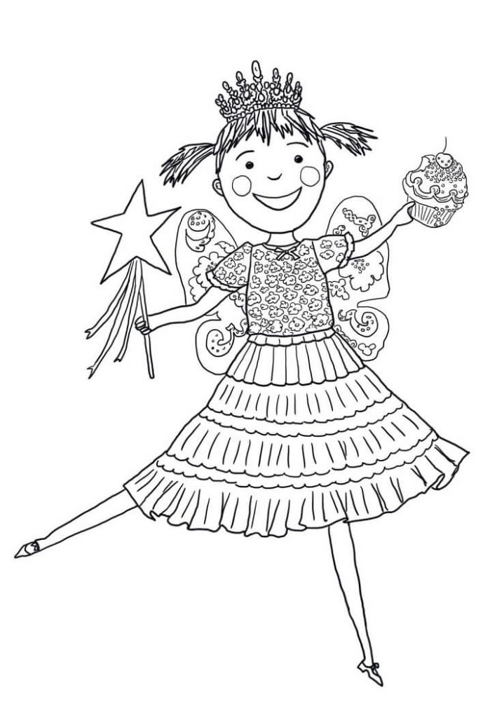Kolorowanka Pinkalicious do wydruku
