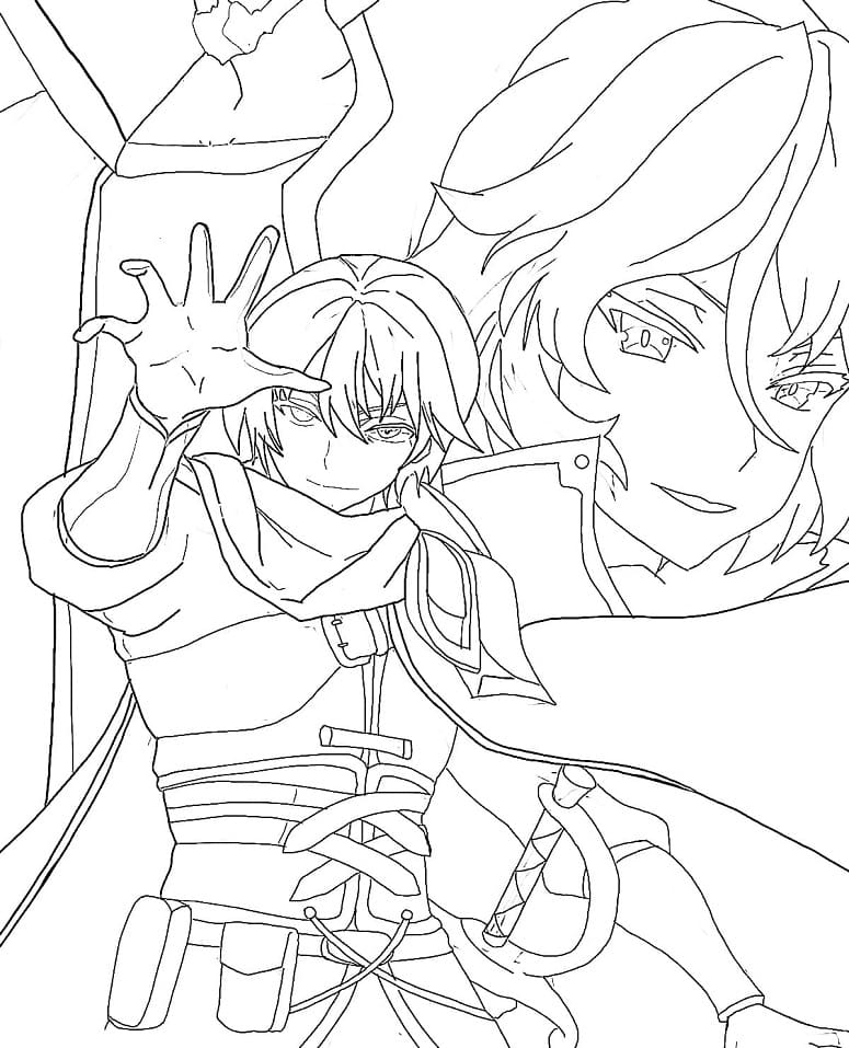 Kolorowanka Redo of Healer do druku