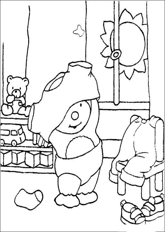 Kolorowanka T'choupi dla dzieci