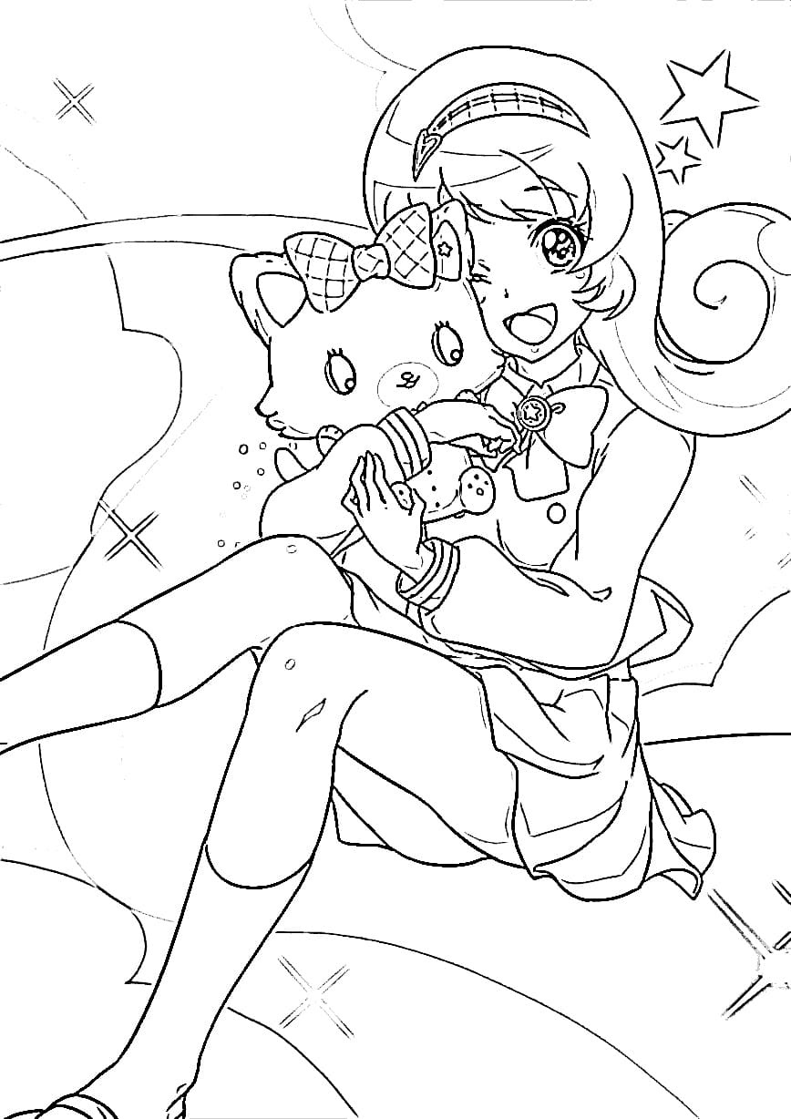 Kolorowanka Yume Hinata do druku