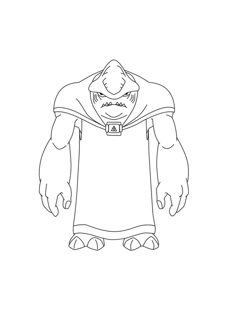 Kolorowanka Zak Storm dla dzieci