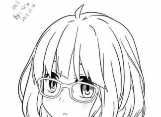 Kolorowanki Kuriyama Mirai Kolorowanki Kuriyama Mirai do druku