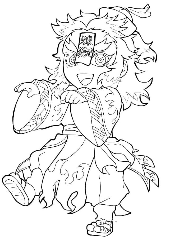 Kyojuro Rengoku do druku