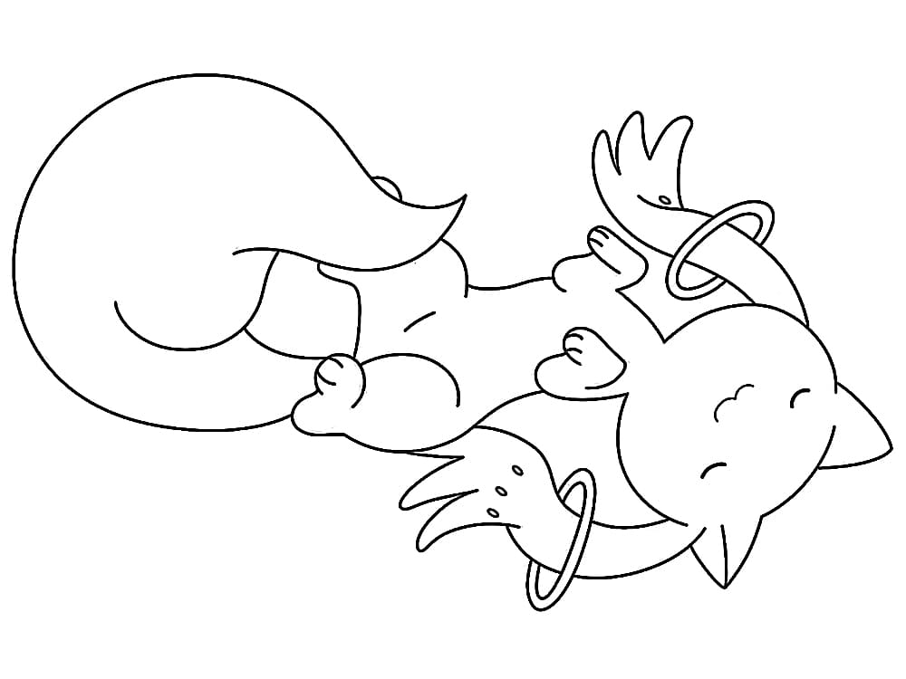 Kyubey do druku dla dzieci